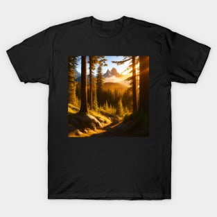 Pine Forest in the Northwest United States T-Shirt